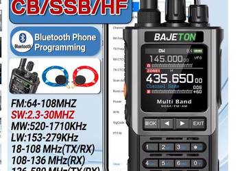 BAJETON BJ-8300 Radiotelefon 0.1-999MHz Skaner AM FM SSB