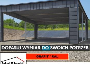 A75-Grafit/Montaż w Cenie /ALTANA /CAROPORT na pojazd |Wiata  Maj-Blach