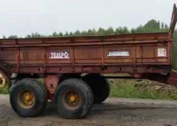 Rozrzutnik przyczepa tandem Belarus tempo 7ton dokumenty