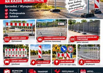 Odgrodzenia budowlane tymczasowe
