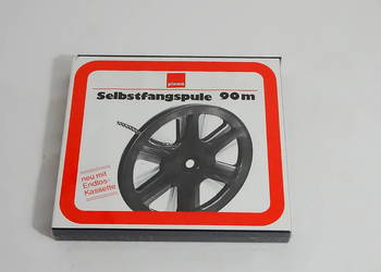 Rolka filmowa szpula z kasetą na film 8 mm lub Super 8 90 m