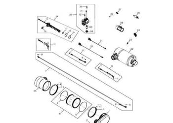 John Deere 9470RX - Rura wydechowa DZ100419 (Silnik)