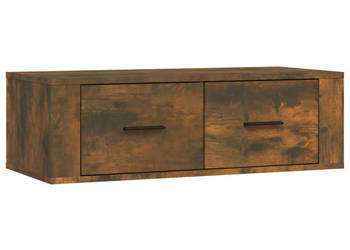 Wisząca szafka pod TV przydymiony dąb 80x36x25 cm WM-816837