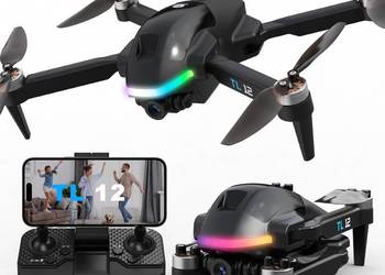 DRON z bezszczotkowymi silnikami WIFI TL12 Z KAMERĄ 1080P HD W578