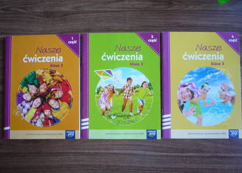 Nasze ćwiczenia kl.3 cz.1, 3, 4 J. polski ćwiczenia kl. 3