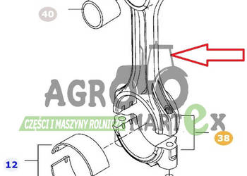 V836647460 KORBOWÓD SILNIKA AGCO V836647460 KORBOWÓD SILNIKA AGCO