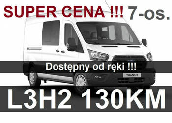 Ford Transit L3H2 130KM Brygadowy 7-os. Kamera Super Cena od ręki !! 1619 …