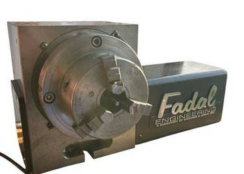 Stół obrotowy CNC Fadal VH65 z uchwytem Röhm Ø125 - 4 oś