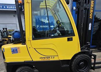 HYSTER H3.5FT wózek widłowy 3,5 T, 2015r., kabina, 4- ta sekcja, triplex
