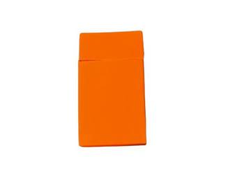 Etui na Papierosy SLIM Silikonowe Osłonka na Paczkę Pokrowiec- Pomarańczowe
