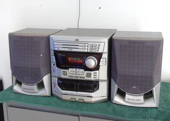 Wieża JVC kolumny Radio AUX mocna. DOSTAWA.