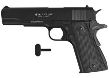Pistolet wiatrówka Voltran Ekol ES 1911 Black 4.5 mm - Blow Back