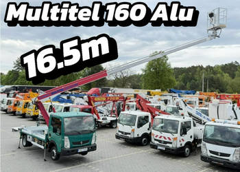 Renault Maxity Podnośnik Koszowy 16.5m Multitel 160 ALU Zwyżka UDT Wumag G…