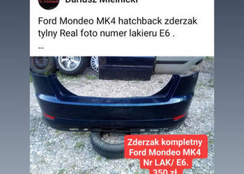 Zderzak tylny Ford Mondeo MK4 HB