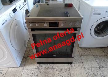 KUCHENKA elektryczna  AEG inox szer.60 cm Duży Wybór Sprzętu AGD