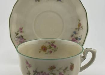 Wojenny serwis Alina Boguchwala Syska ecru porcelana antyk Art Deco lata 40