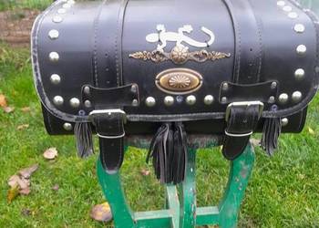 kufer skurzany motocyklowy