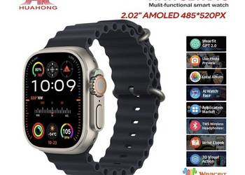 Smartwatch HK11 Ultra3 2,02" Amoled PL srebrny
