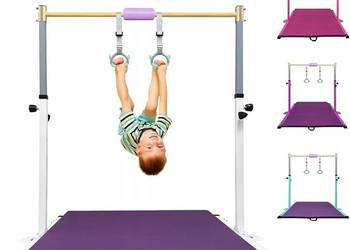 Drążek gimnastyczny dla dzieci 90-150 cm HomeSun do 100 kg Używany