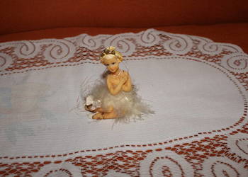 Figurka siedząca baletnica PRL Figurka siedząca baletnica PRL