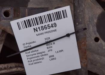 SANKI PRZEDNIE SEAT IBIZA III