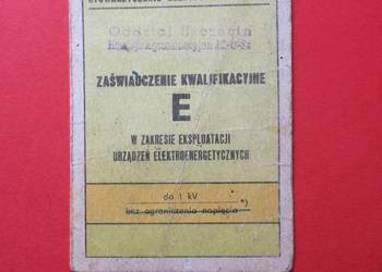 ( 1903 ) Zaświadczenie Kwalifikacyjne, Przeradzki