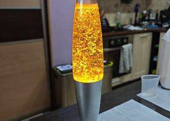 Lampka nocna z brokatem