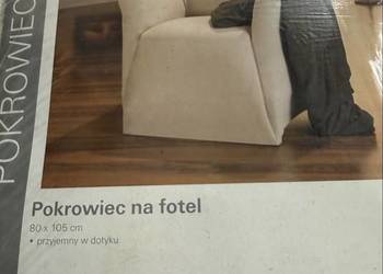 Pokrowiec na 2 osobową sofę i 2 pokrowce na fotele - jasny beż