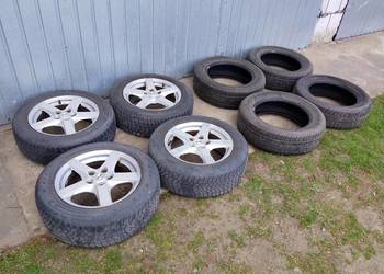 Koła nissan + opony letnie