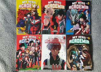 My Hero Academy - zestaw 6 tomów, wydanie 1, 2018 rok MANGA