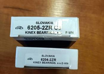 Łożysko kulkowe KINEX 6205 2ZR C3 i 6204-2ZR