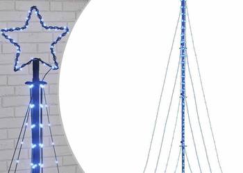vidaXL Choinka LED 447 diod LED Niebieski 250 cm(SKU:4016434)
