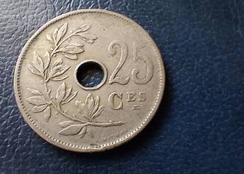 Stare monety 25 cent 1929 Belgia