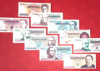 135 - Reprodukcja (kopia) Banknoty PRL Zestaw02 - 10 szt. (skala 1:1)