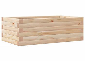 Donica ogrodowa 70x40x23 cm lite drewno sosnowe WM-847218