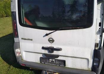 Klapa tylna Nissan primastar trafic vivaro