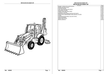 Komatsu WB140-2N WB140SN katalog czesci PL