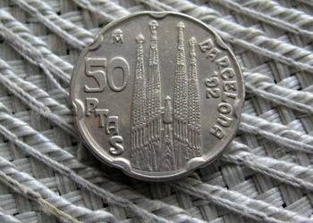 Hiszpania 50 Peset 1992r - Olimpiada Barcelona 1992r - Ładna