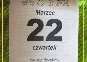 Kartka z kalendarza / zdzierak / Przyjaciółka / Przekrój