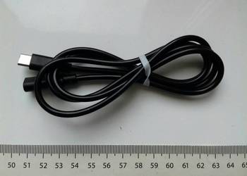 Przedłużacz kabla USB-C, 100cm, 1m, NOWY, czarny, PL014295109