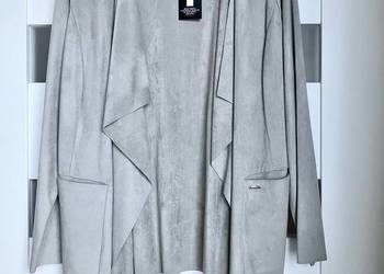 Nowa narzutka blazer szara Monnari jak zamsz L