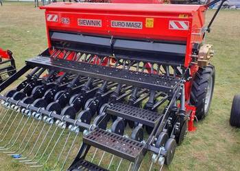 Siewnik Euro-Masz 2.5m 2.7m.3m talerzowy stopkowy nowy transport