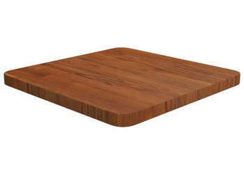 Kwadratowy blat do stolika ciemnobrązowy 40x40x25 cm dębowy WM-343042