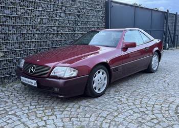 Mercedes 300SL-24 r129 1990 119 000 km kabriolet beżowa skóra hardtop klasa