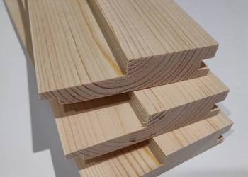 Deska elewacyjna sosnowa,  lamele , podbitka