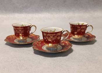 ZEH SCHERZER Duet Róże Kolekcjonerska Filiżanka Bavaria