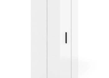 Wisząca szafka TV wysoki połysk biała 40x345x100 cm WM-816682