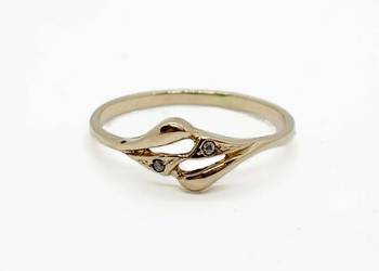 Złoty Pierścionek Próby 585 1,35g Rozmiar 15 Ocechowany