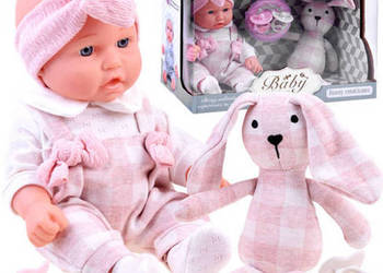 bobas lalka z pluszowym króliczkiem | ZA3828