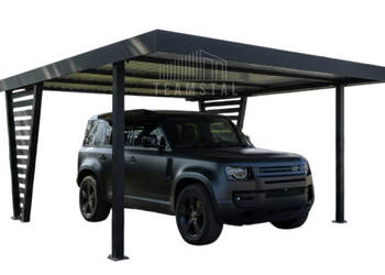 Carport V PREMIUM 4x4,5m Wypełnienie panelami Wiata samochodowa TS1259